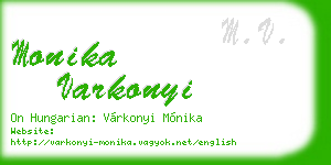 monika varkonyi business card