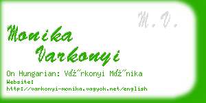 monika varkonyi business card